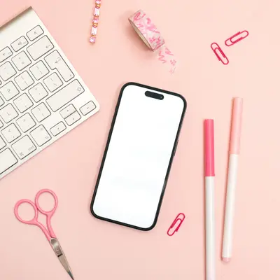 studio phone mockup template